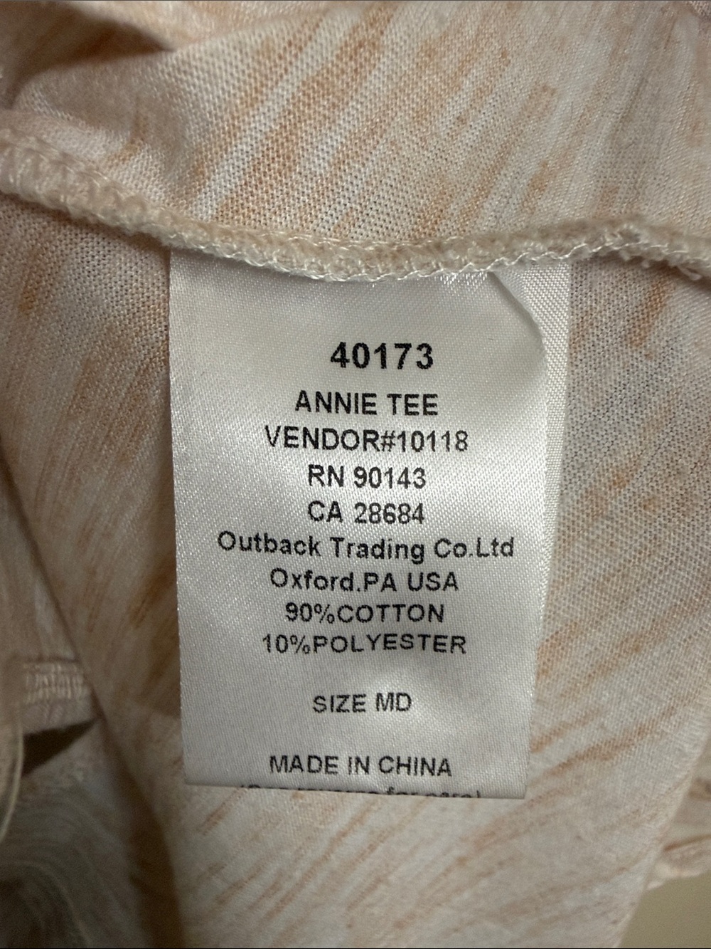 Outback Trading Co Annie Tee - Picture 5 of 8